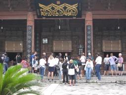 Tourists in Great Mosque of Xian