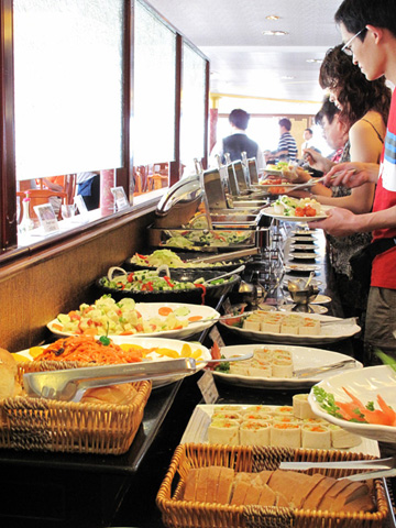 Buffet Lunch on Victoria Express Cruise