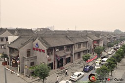 Bar Street under City Wall of Xian