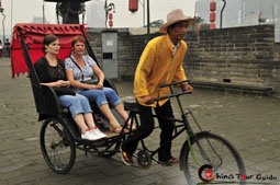 Rickshaw on the City Wall of Xi'an