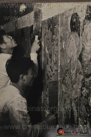 Mural Painting Storeroom in Shaanxi History Museum