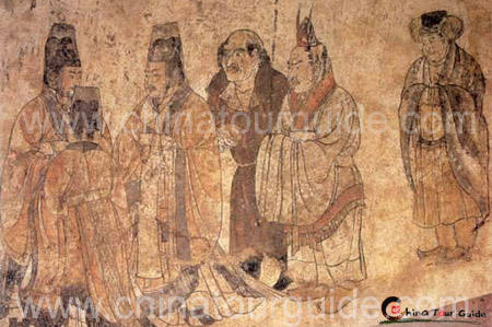 Mural Painting Storeroom in Shaanxi History Museum