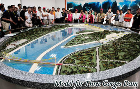 The Model for Three Gorges Dam