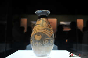 Pottery Pot with Design of Beast Face Neolithic Age (ca. 5000-3000 BC)