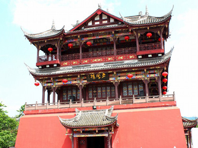 city wall of luodai ancient town