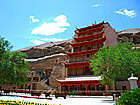 entrance to Dunhuang Mogao Grottos