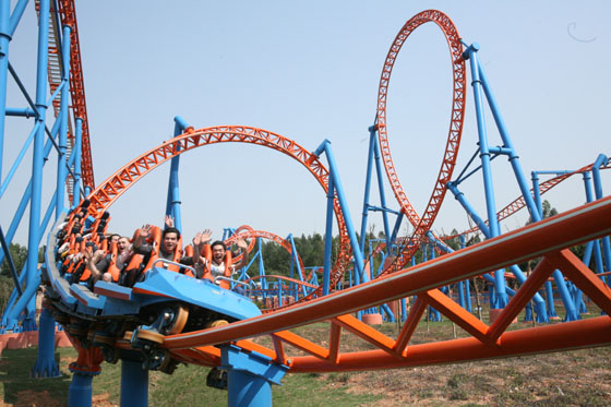 the 10-looped roller coaster