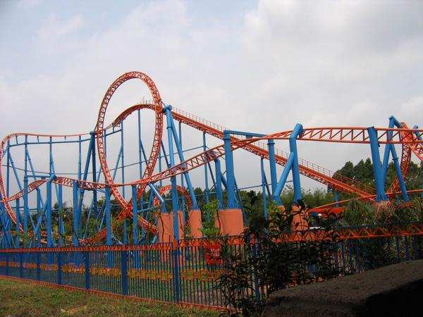 the 10-looped roller coaster