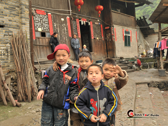 guizhou rural village kids