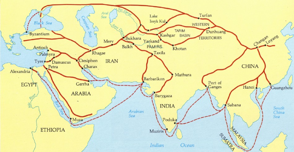 Silk Road Maps China Silk Road Map Shaanxi Map Gansu Map