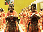 Painted honor guards at Shaanxi Historical Museum