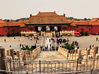 sunset at the Forbidden City