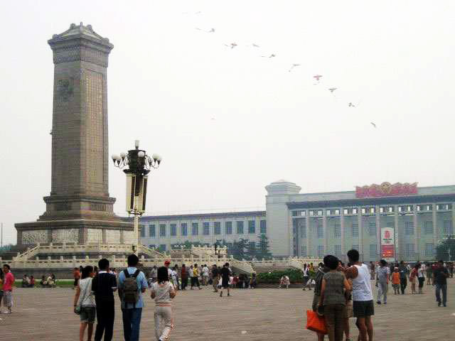 Flying Kite in Beijing