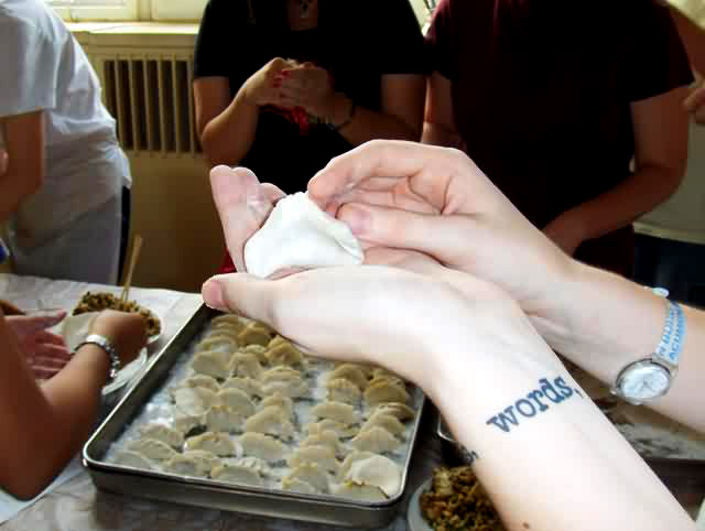 Making Chinese Dumplings