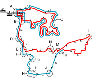 Great Wall Marathon Map