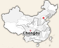 location of chengdu in China