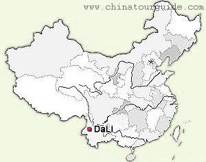 Dali China Map