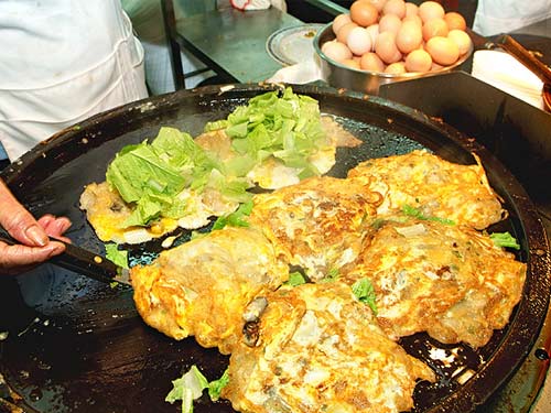 Fujian Food - Oyster Omelette