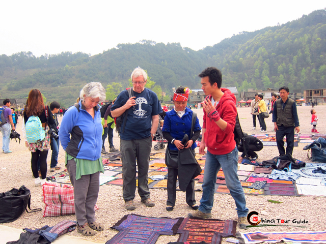 Miao festival bazaar