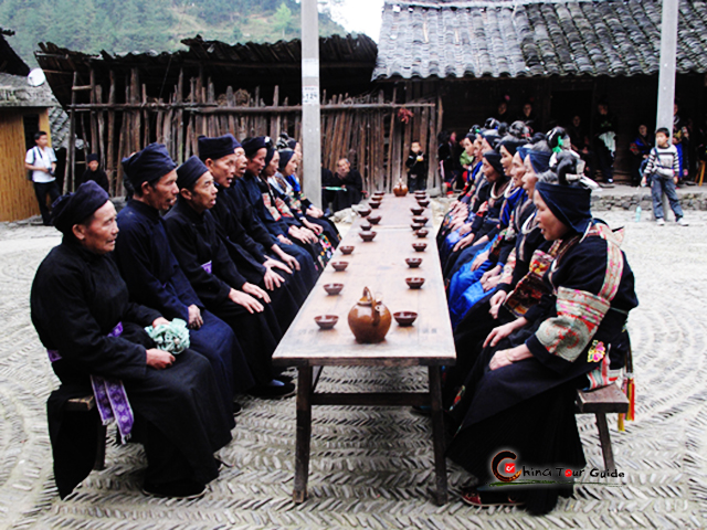 old villagers singing songs