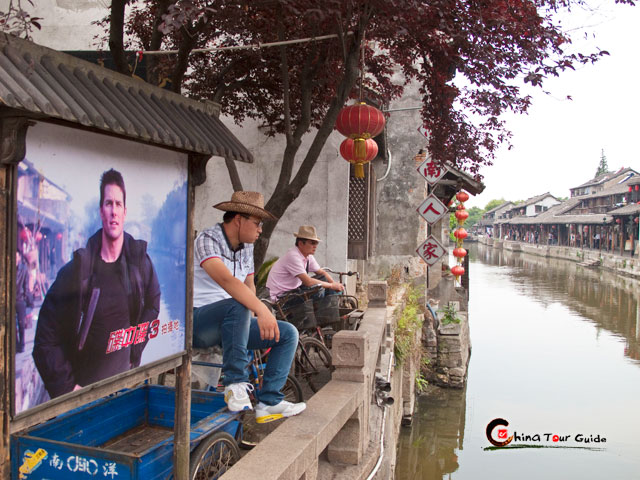 mission impossible in Xitang Water Town