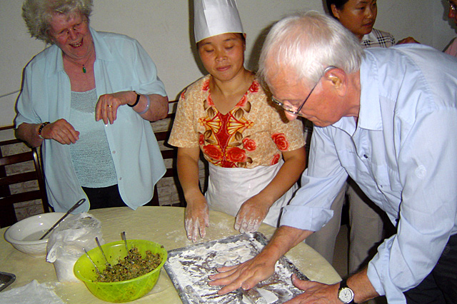 Making Jiaozi (Dumplings)