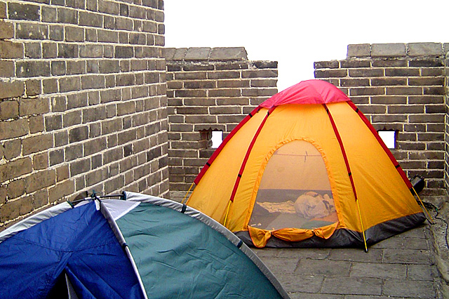 Camping on the Great Wall