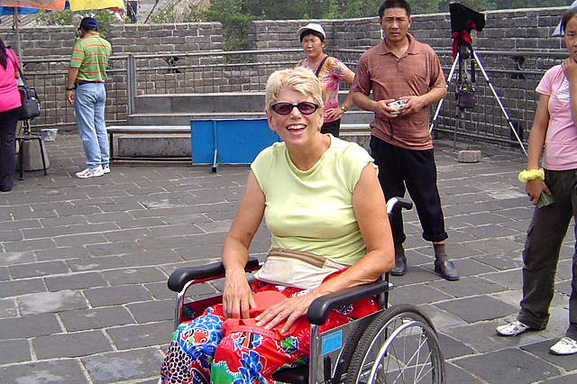 Wheel Chair Service on the Great Wall