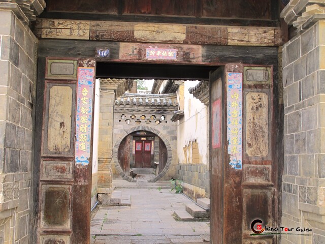 couryard of an old house in tuanshan