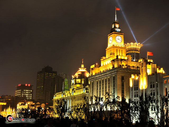 Shanghai bund at night