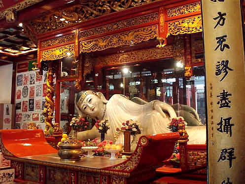 The jade clearance buddha temple