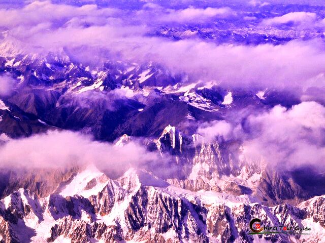 Sky view to Mt. Everest