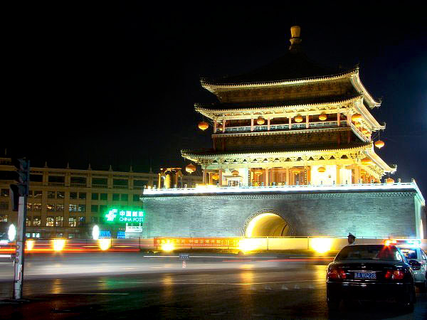 xian night view