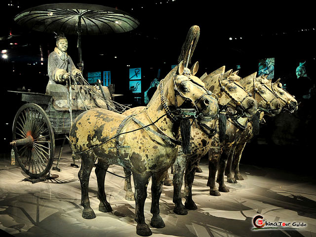 Bronze Chariots and Horses