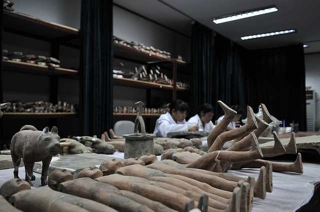 Restoring Room in Hanyangling Museum