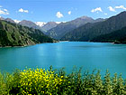 Xinjiang Heavely Lake in autumn