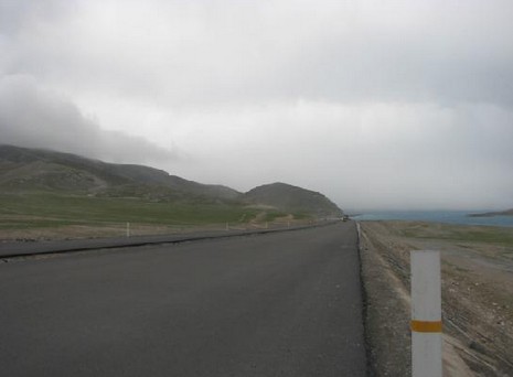The Road to Sayram Lake