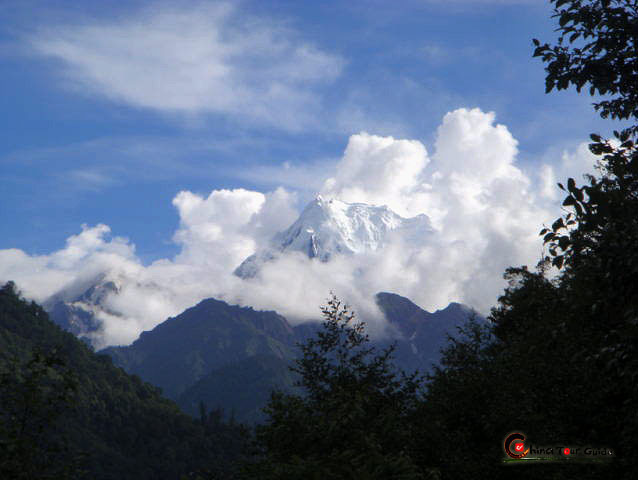 splendid snowcapped mountains